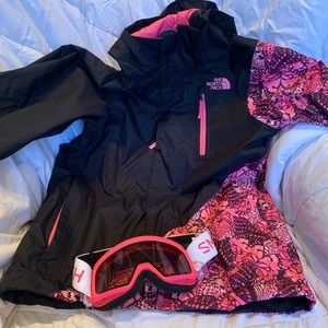 The North Face girls ski set.  EUC